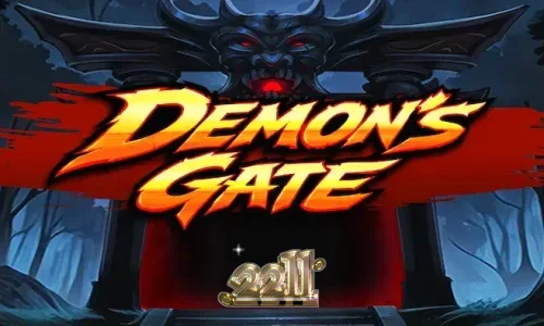Demon's Gate slot machine theme with dark portal and mystical runes